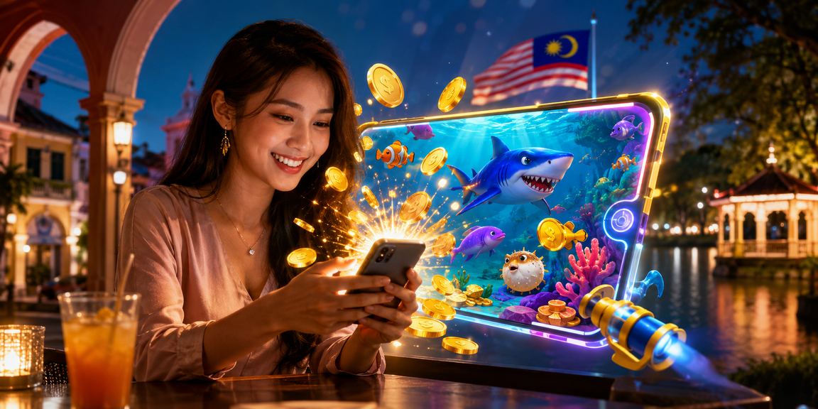 Popular Malaysian-style fishing game with engaging animations
